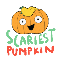 Halloween Trump Sticker by Franziska Höllbacher