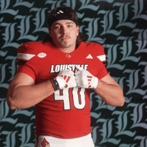 University Of Louisville Football GIF by Louisville Cardinals