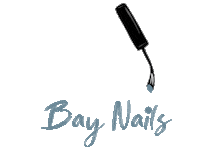 baynails bay nails baynails Sticker