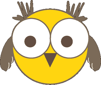 sleepy owl Sticker by Parco Gran Paradiso