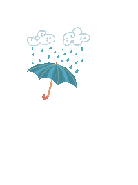 Rain Umbrella Sticker