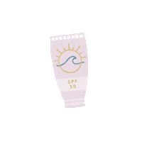justbeth pink sun skincare adventure Sticker