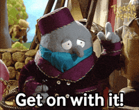 Get On With It Stop Motion GIF by Fire Mountain Productions