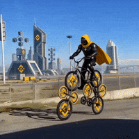 On My Way Bike GIF by CaptainBNB