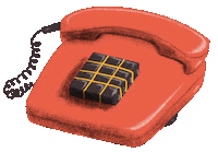 Vintage Phone Sticker