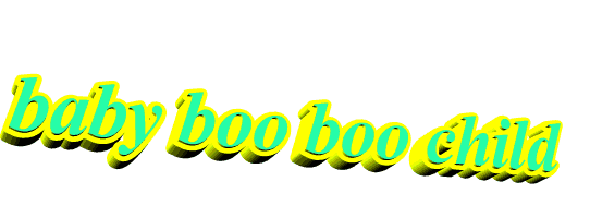 boo boo animation Sticker by AnimatedText