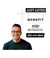 benefitrealestate benefit real estate benjamin duperroir Sticker