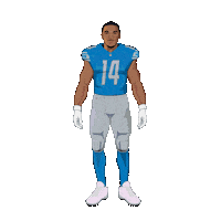 Detroit Lions Football Sticker by SportsManias