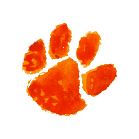 Clemson Football Sticker by Rebecca Powell