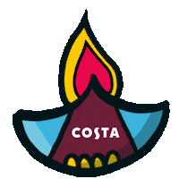Happy Diwali Sticker by Costa Coffee India