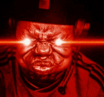 Laugh Laser Eyes GIF