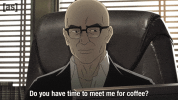 Coffee Sitting GIF by Adult Swim