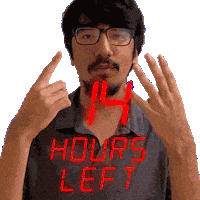 Fourteen Hours Sticker