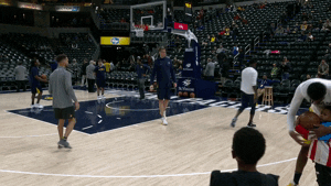 thaddeus young hug GIF by NBA