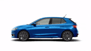 Fabia Race Blue GIF by Škoda Global