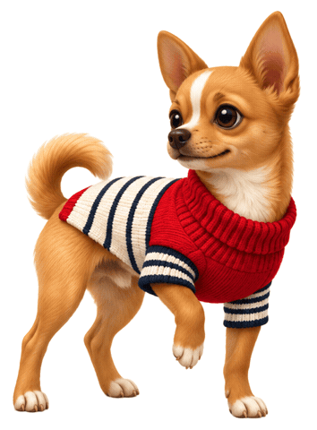 Little Dog Chihuahua Sticker by MISTER WOOF