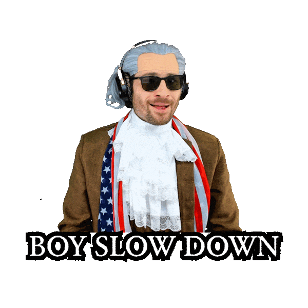 Slow It Down Sticker