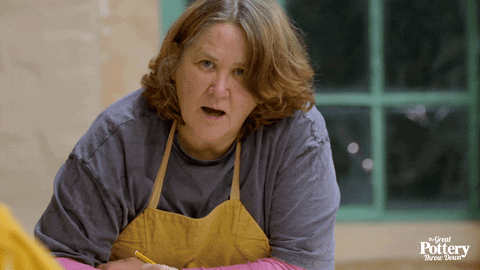 Lost For Words What GIF by The Great Pottery Throw Down
