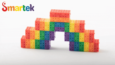 SmartekBlocks giphyupload rainbow smartek smartekblock GIF