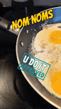 Fried Eggs Breakfast GIF by No Cheese Records