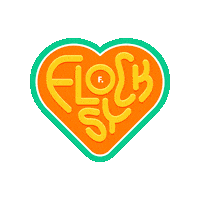 Heart Sticker by Flocksy