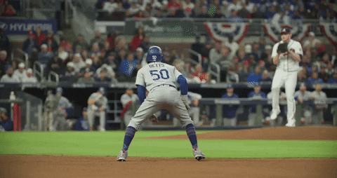 Los Angeles Running GIF by MLB