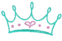 Girl Crown Sticker