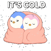 Freezing Warm Up Sticker by Pudgy Penguins