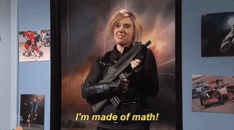Calculate Kate Mckinnon GIF by Saturday Night Live