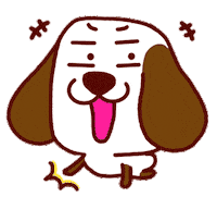 Happy Dog Sticker