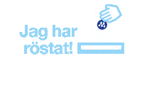 Vote Election Sticker by Moderaterna