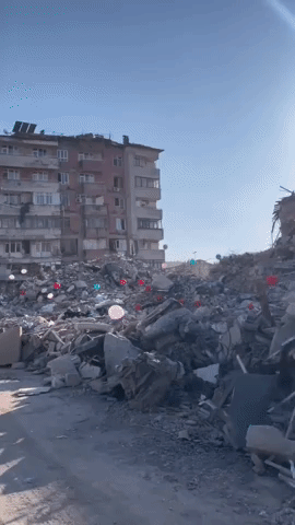 Balloons Wave From Rubble in Turkey to Commemorate Child Earthquake Victims