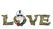 Football Love Sticker