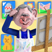 George W Bush Art GIF by Animation Domination High-Def
