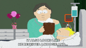 butters stotch hospital GIF by South Park 