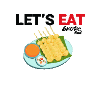 ExoticFoodThailand food hungry eat letseat Sticker