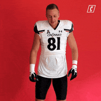 University Of Cincinnati Reaction GIF by Cincinnati Bearcats