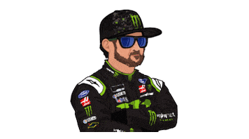 kurt busch nascar sticker Sticker by NASCAR