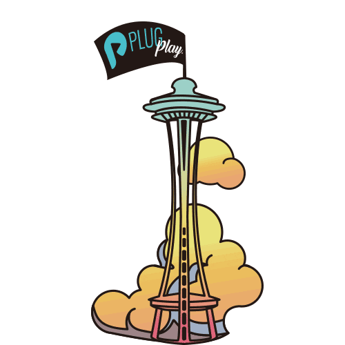 Seattle Sticker by PLUGplay WA