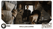 uh oh fainting GIF by Mercy Street PBS