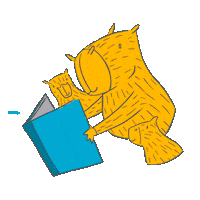 Livro Capybara Sticker by Clube Quindim