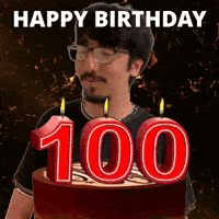 100 Years Old 100Th Birthday GIF