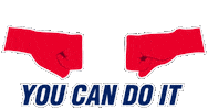 You Can Do It Fist Bump Sticker by Cooper Tires AUS