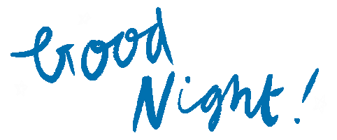 Tired Good Night Sticker