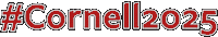 Big Red Cu Sticker by Cornell University
