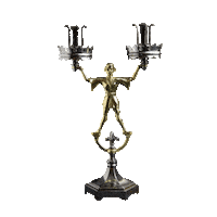Candelabra Shrug Sticker by CreelandGow