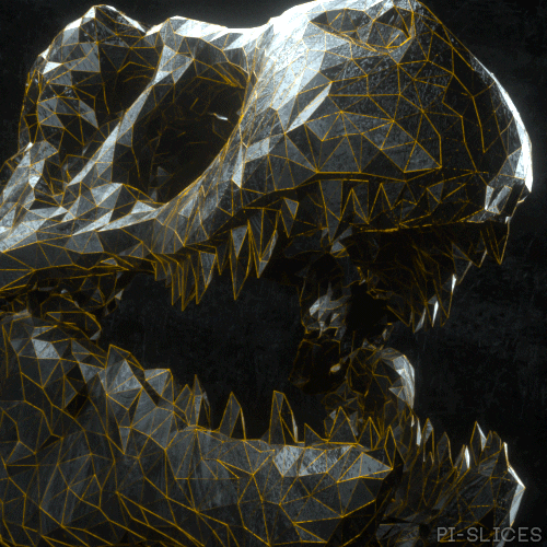 T-Rex Art GIF by Pi-Slices