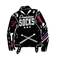 Jacket Sticker by American Socks