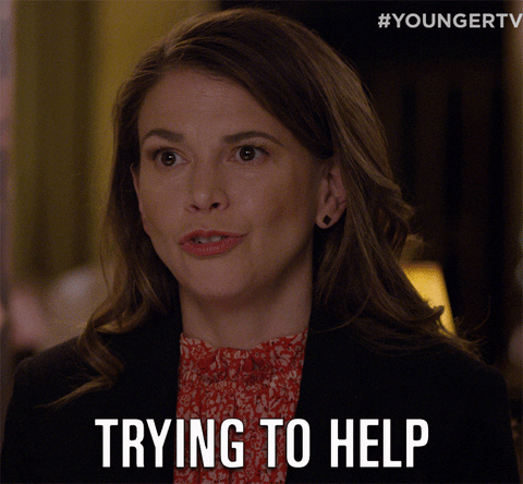 sutton foster help GIF by YoungerTV
