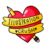 Heart Illustration Sticker